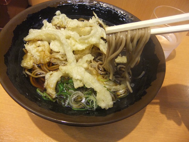 そば田＠新橋のごぼう天そば２