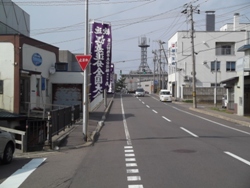 道路沿いののぼり
