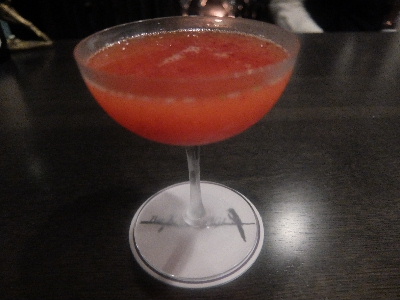 イチゴのカクテル