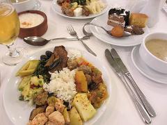 ２３日夕食（グランドテミゼルホテル）