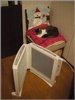 少し開いたところ