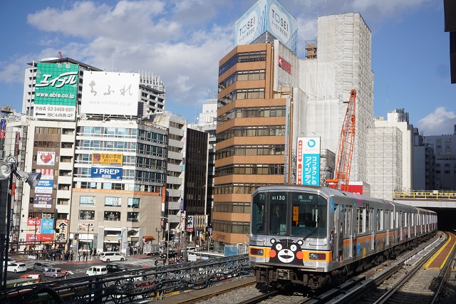 銀座線 01系 「くまモンラッピング電車」上野 & 渋谷6