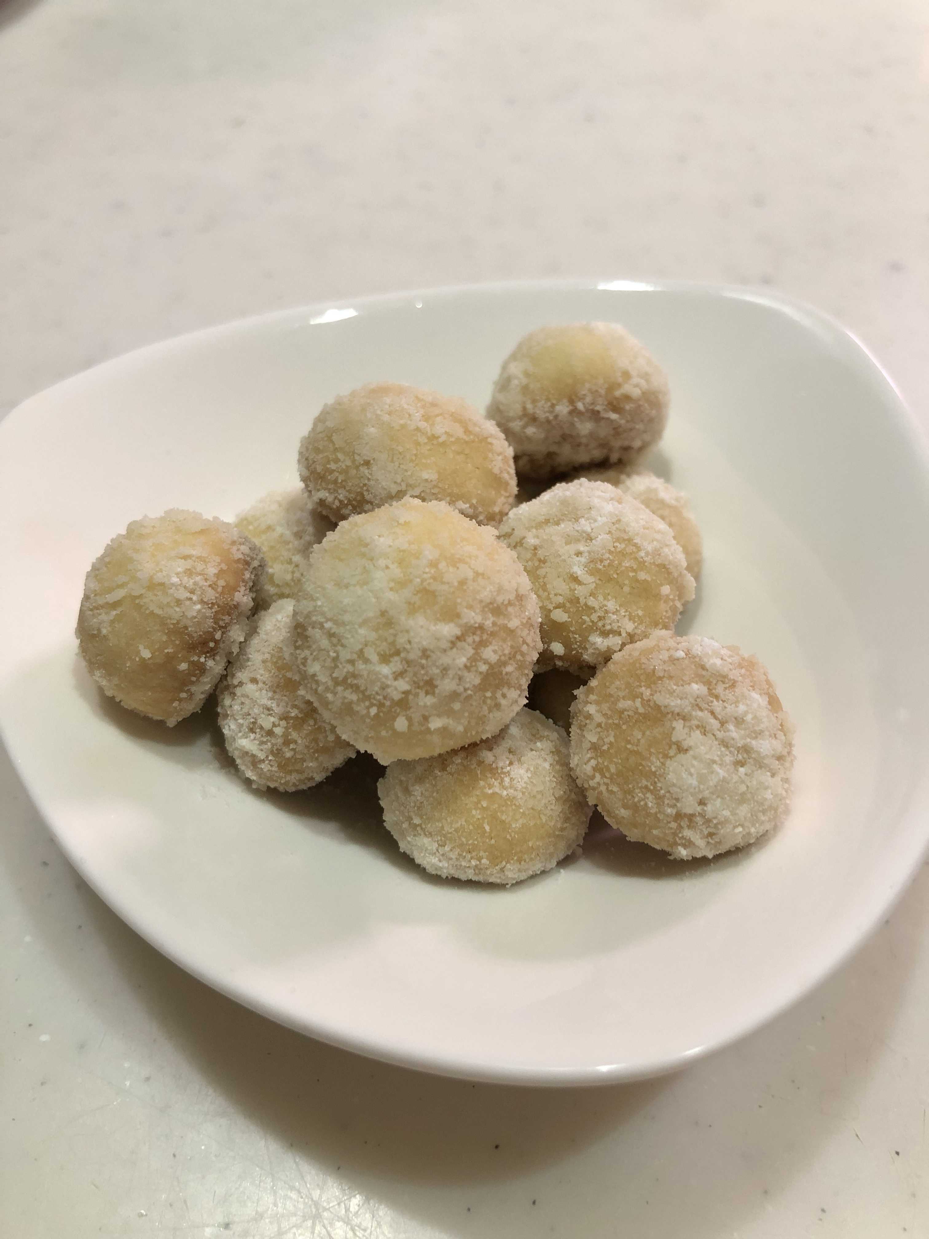 超簡単スノーボールを作ろう セリアのミックス粉で超簡単 やさしい私であるために 楽天ブログ