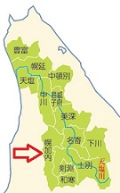 幌加内地図