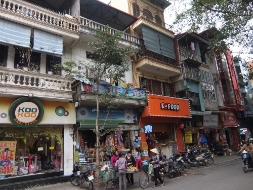ハノイ　街　風景　ベトナム