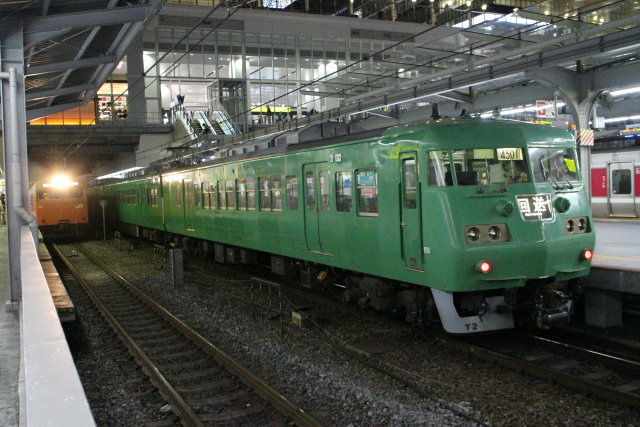 大阪駅 201系 &117系 団臨3