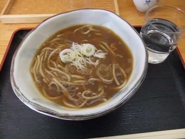 器庵＠飯田橋のカレーそば１