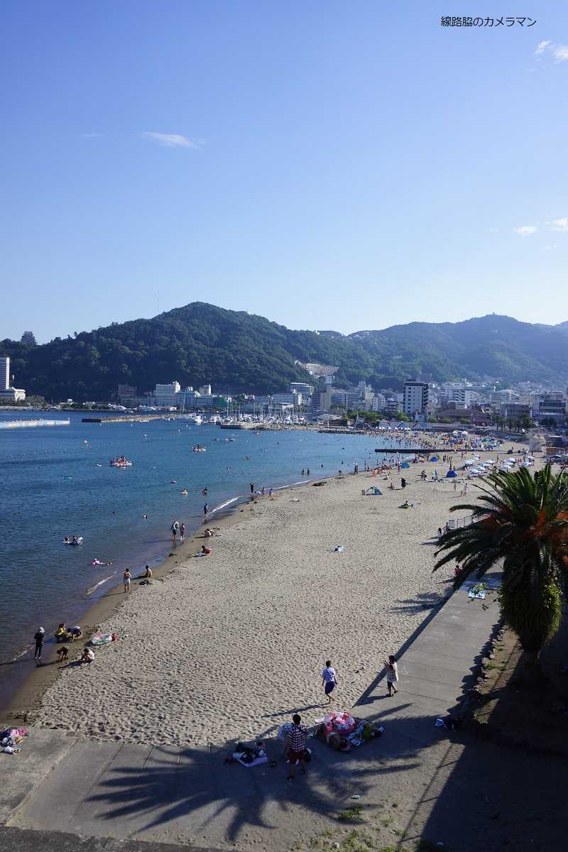 伊豆の海水浴場 熱海サンビーチ 線路脇のカメラマンのブログ 楽天ブログ