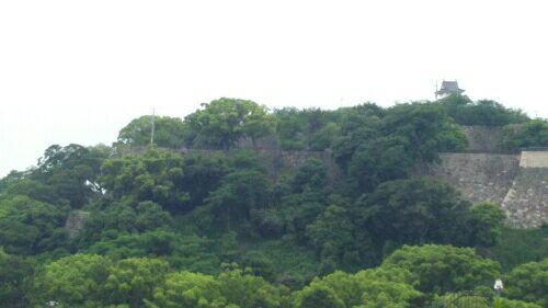 丸亀城を望む20180531