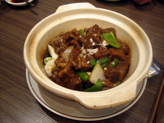 牛バラ肉の土鍋