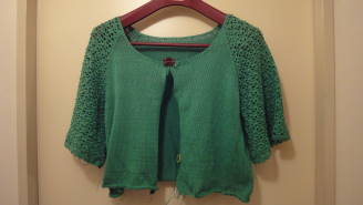 昔のカーデ修正中