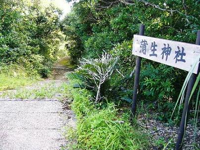 蒲生神社入り口