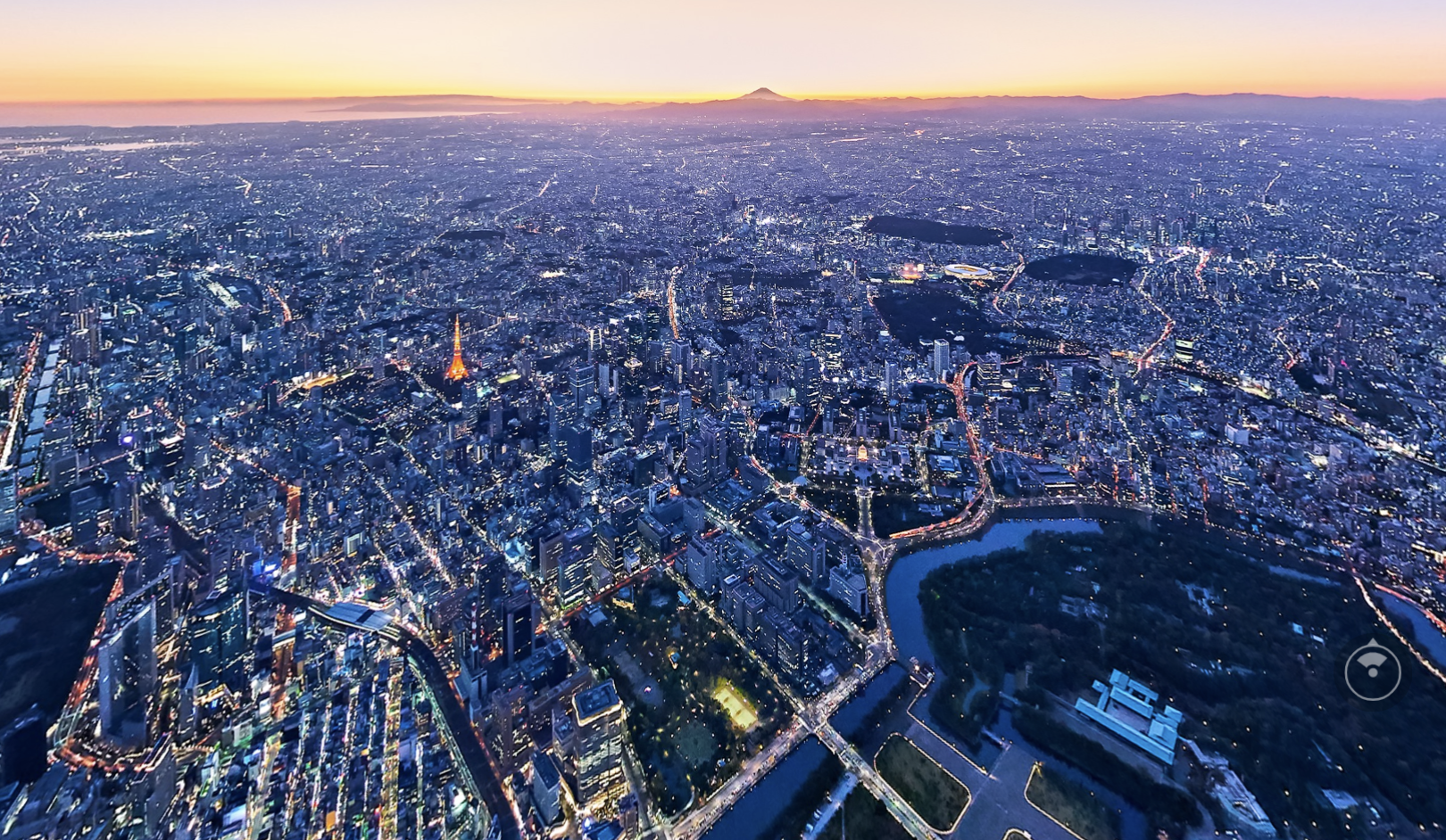 東京をヘリコプターから360度カメラで撮影した空撮写真 仙人の書きたいことを書いている 楽天ブログ