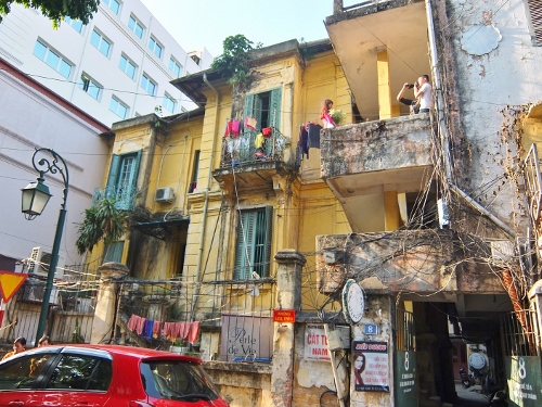 ベトナム　hanoi　ハノイ　町並み　街
