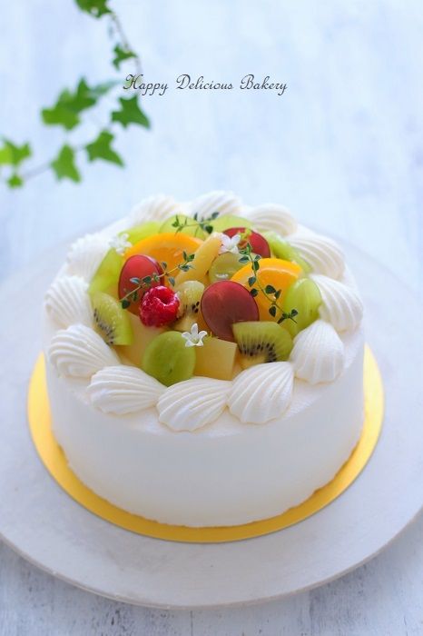 フルーツがない季節のデコレーションケーキ Happy Delicious Bakery 楽天ブログ