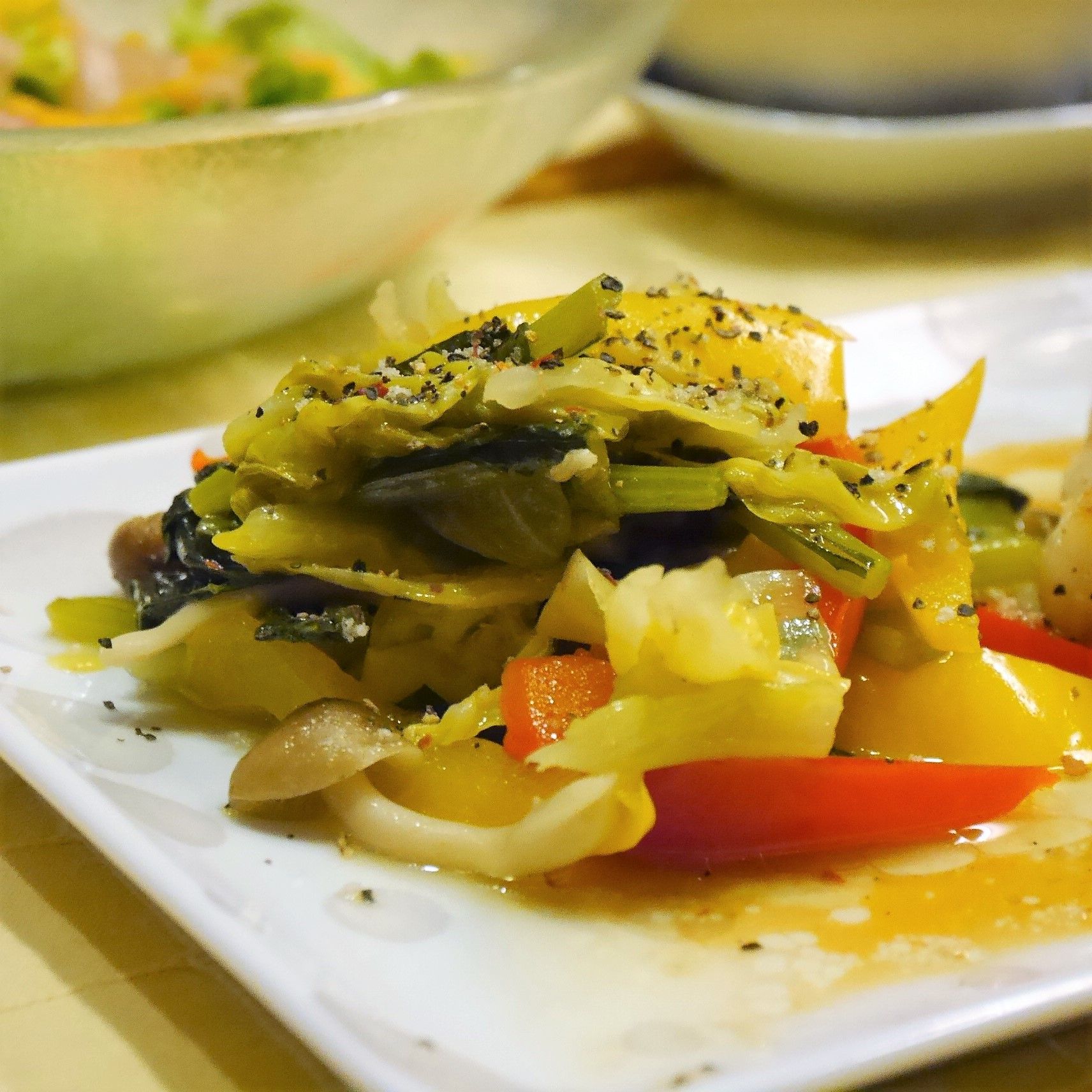 食べ物部_翌々日_野菜のガーリックオイル蒸し