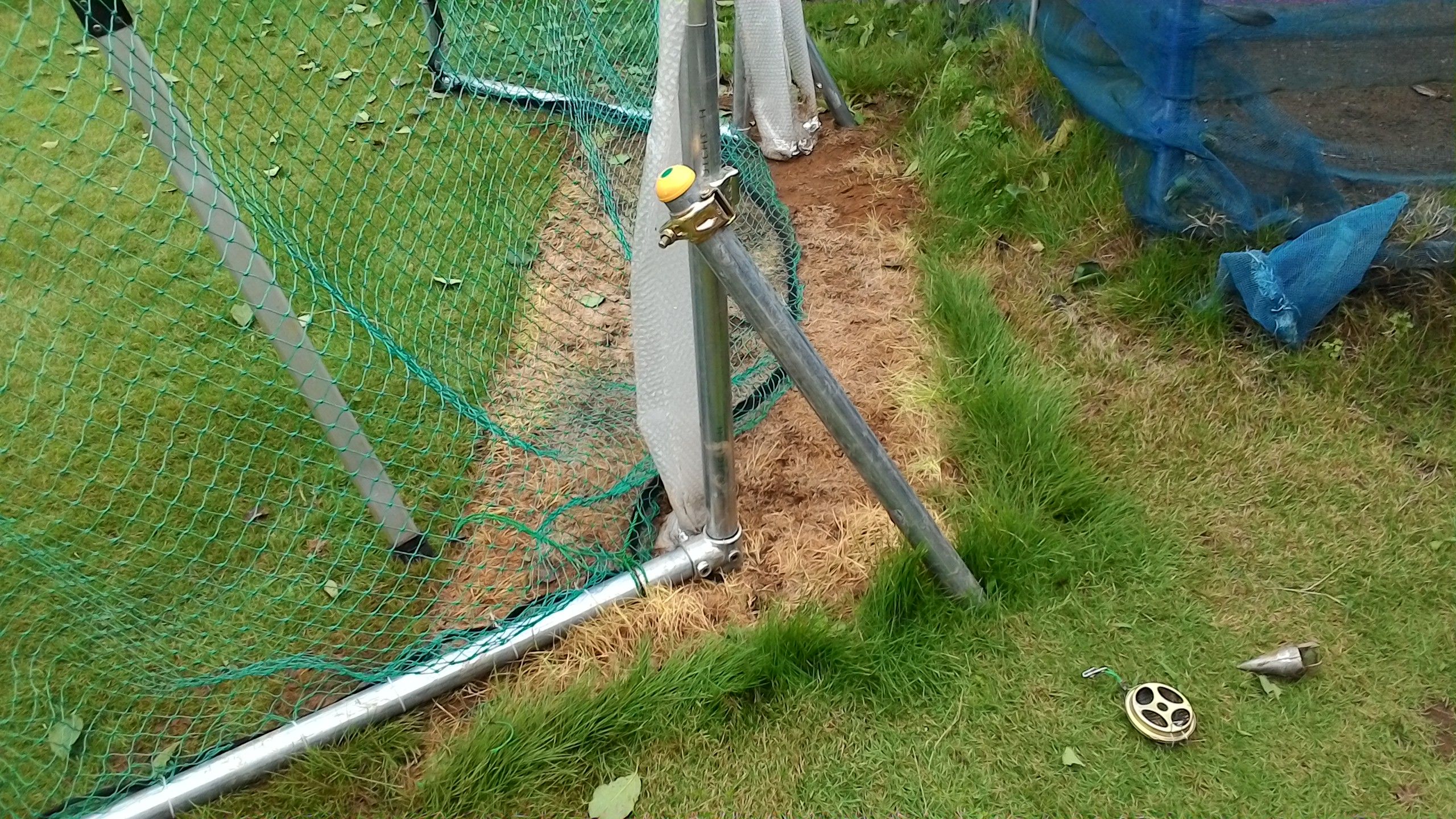 台風で倒れた自作ゴルフネットの再構築 鹿嶋で悠々のブログ 楽天ブログ