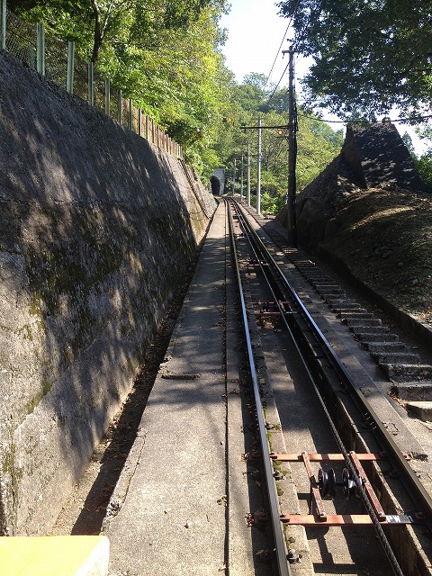 ケーブルカーからの景色