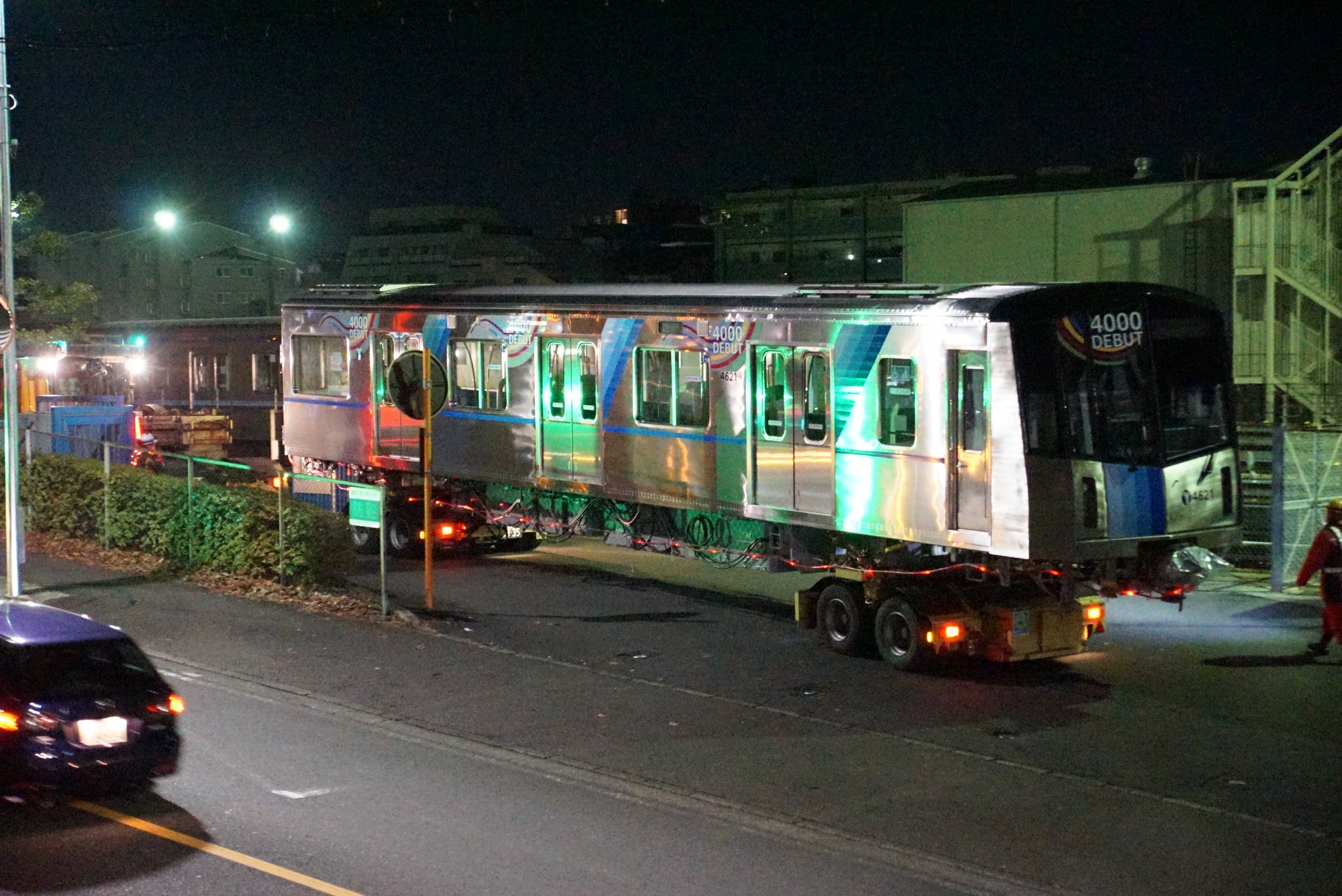 横浜市営地下鉄4000形 1号車上永谷車両基地搬入 ひかりゼロの鉄道雑記帳 徒然日記 楽天ブログ