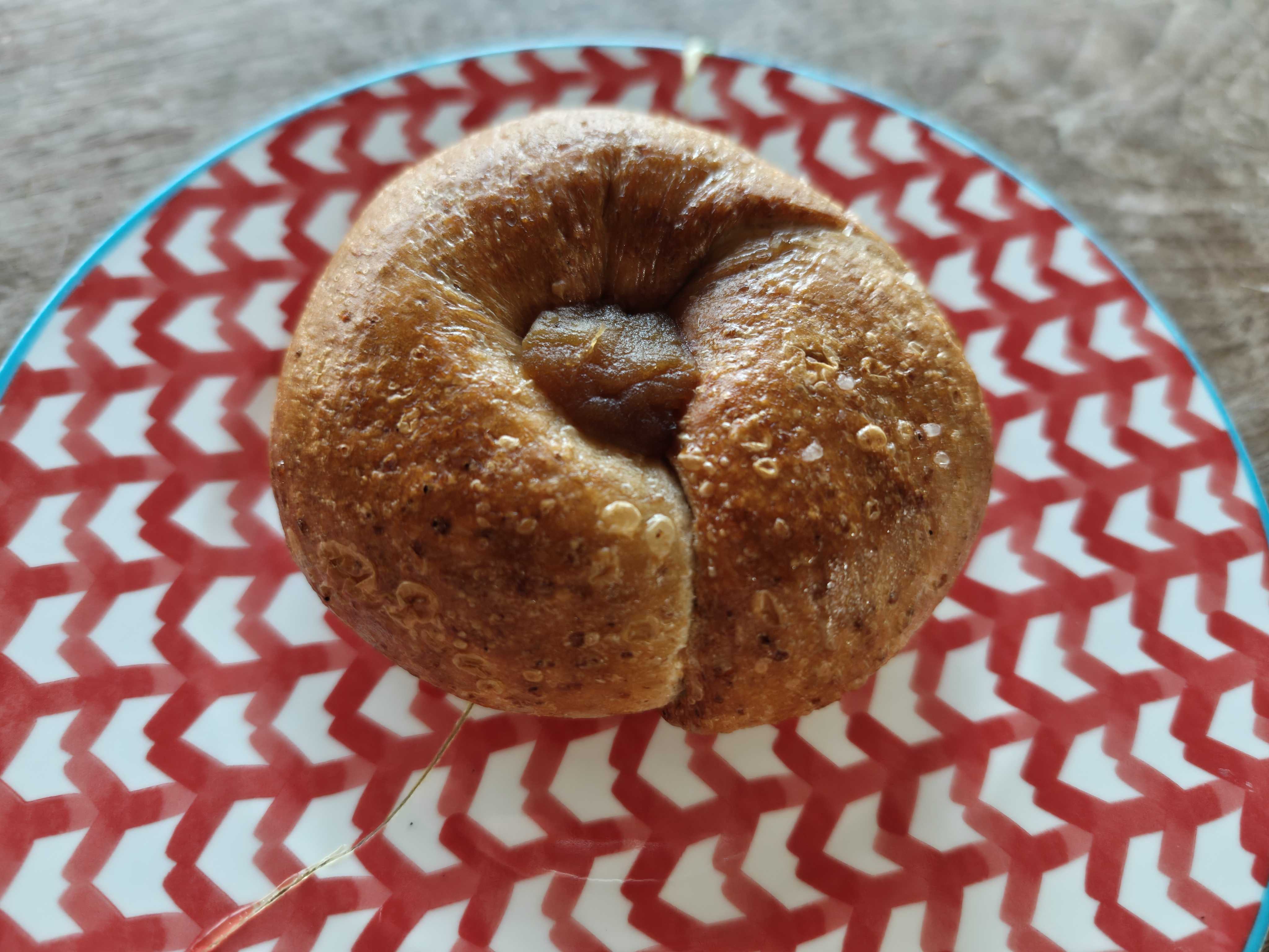 参宮橋駅　Gris bagel(グリズベーグル)　りんごラムレーズンベーグル