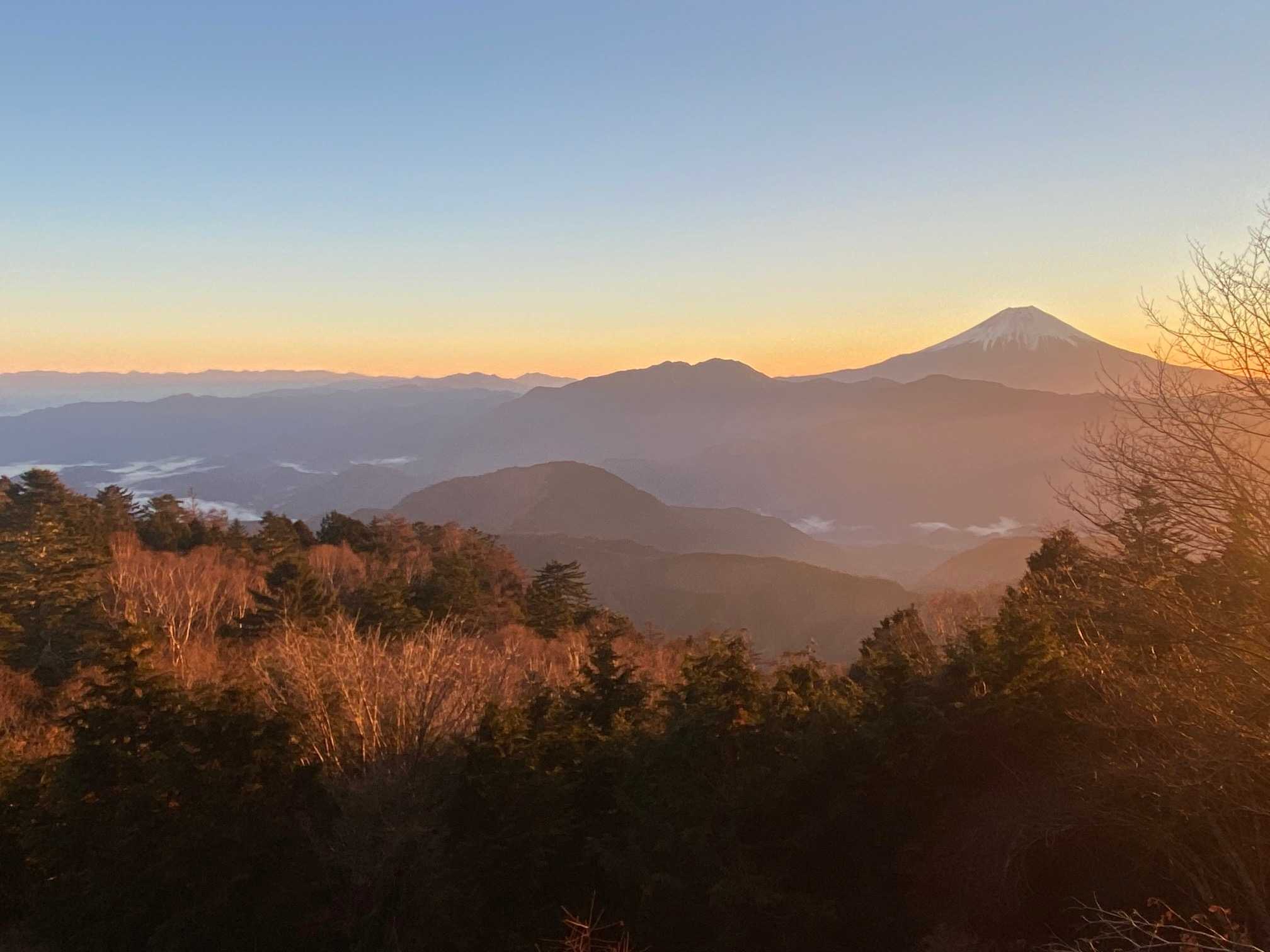 初冬の七面山（1989m・山梨百名山）（1）夜明け | 醍醐山と下部（しもべ）温泉 - 楽天ブログ