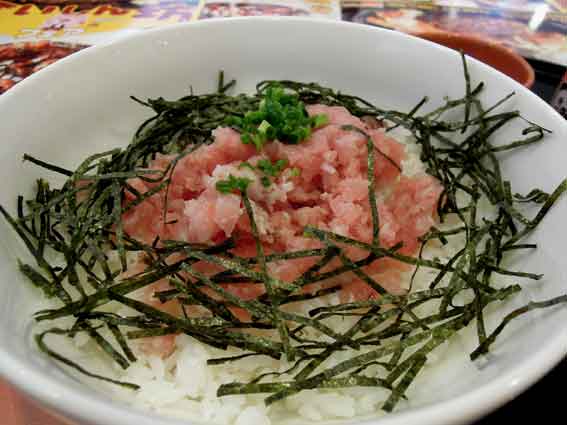 ガストの「まぐろのたたきご飯」-2♪