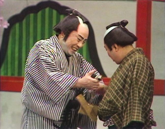 喜劇 出たとこ勝負 ◇ ポスター B2上下に2枚 ◇ 伴淳三郎、