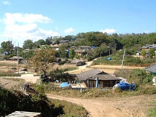 良洞村全景