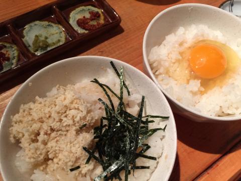 山葵ご飯、卵かけご飯