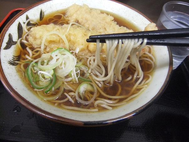 天かめ江戸川橋店の海老天そば２