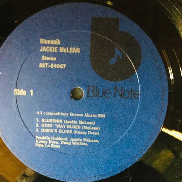☆中古LP Jackie McLean / Bluesnik - VENTO AZUL RECORDS