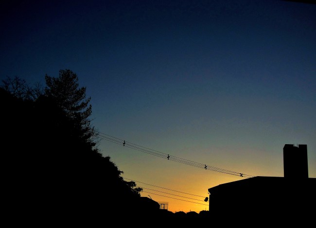夕暮れ