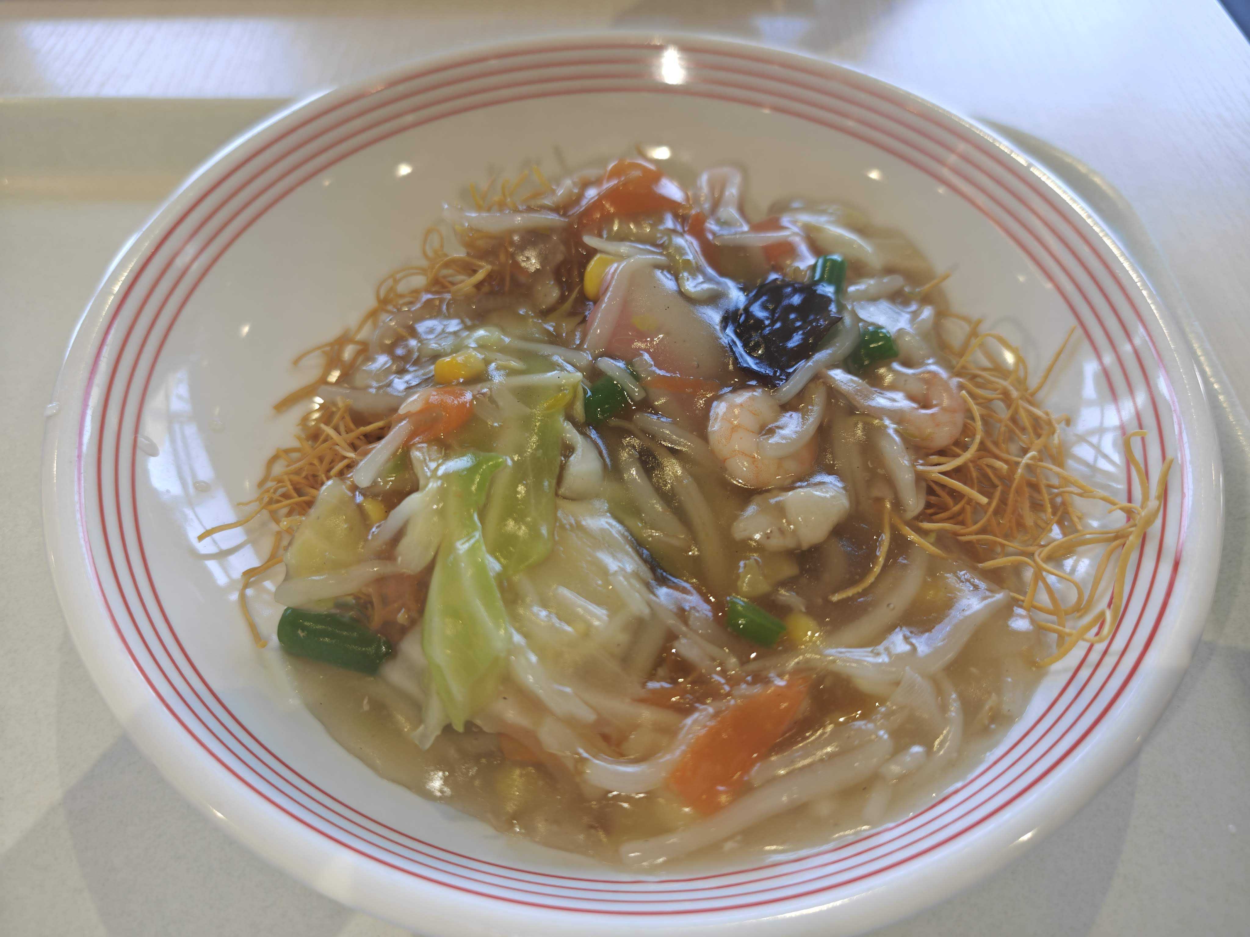 船橋　ららぽーと東京ベイ　ハーバーダイニング　リンガーハットのスモール皿うどん