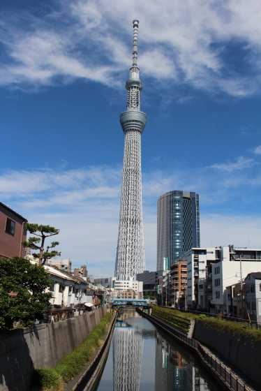 東京スカイツリー周辺のマイナースポット その17 十間橋から見るスカイツリー ｍｏｍｏ太郎日記 楽天ブログ