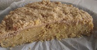 pear crumble dessert cake