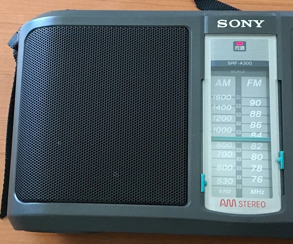 SONY SRF-A300（FMステレオ／AMステレオ ポータブルラジオ 