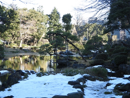 日比谷公園にて