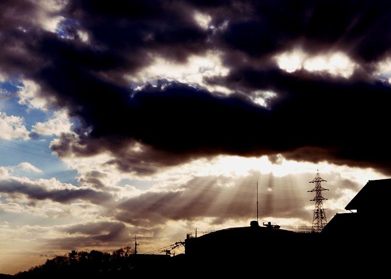 夕暮れ
