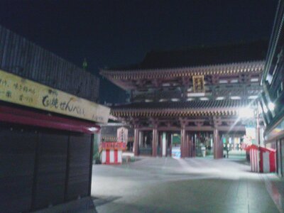 川崎大師門手前2013新春