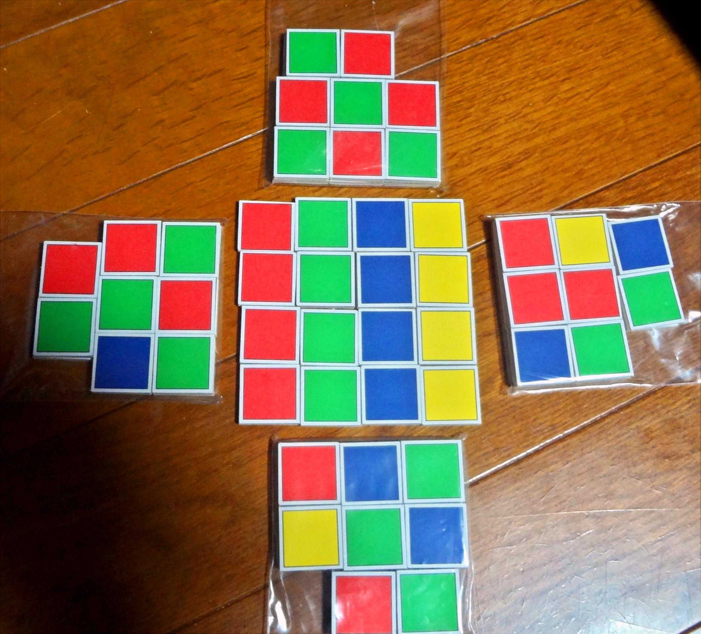 合わせパズル第六弾「色合わせABCD」を作りました！ | 竹人形の製作＆日々の出来事 - 楽天ブログ