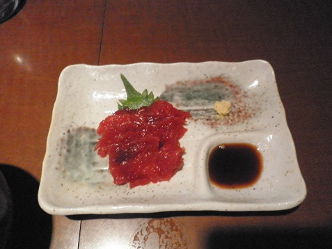 琳千クジラ刺身