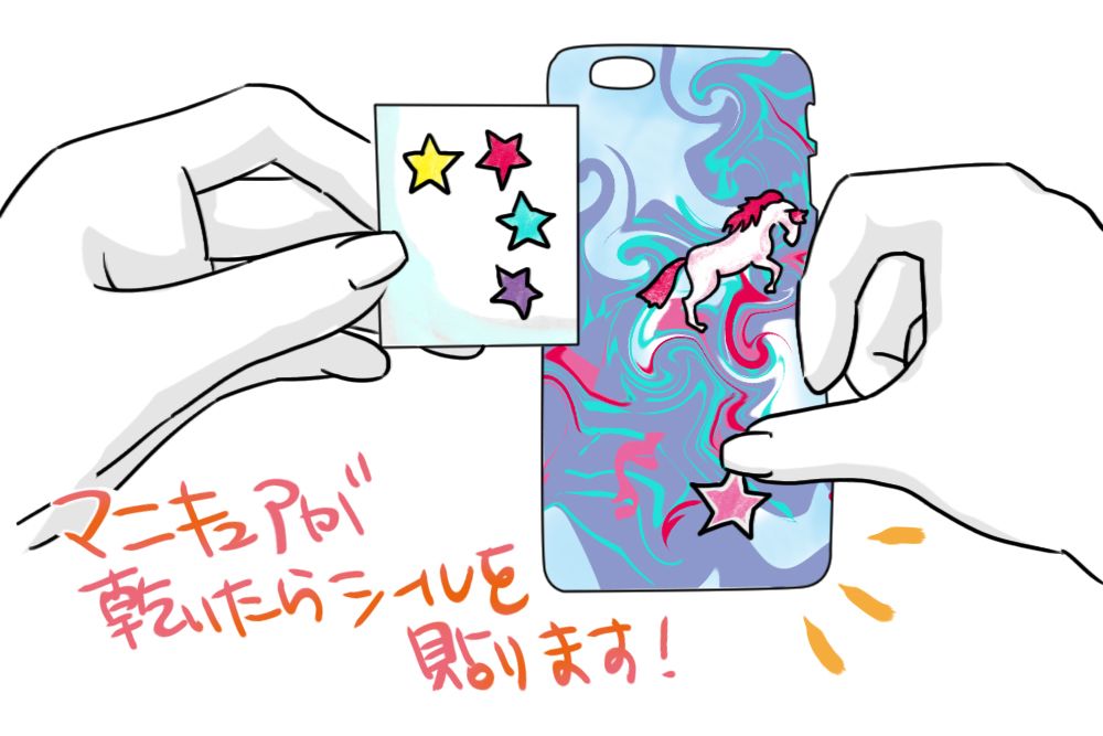 夢かわいい マーブルiphoneケースをマニキュアでつくろう Diy Style Diy簡単アイデアまとめ 楽天ブログ