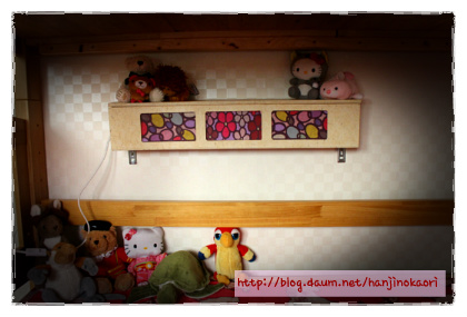 韓紙工芸-スタンド棚11