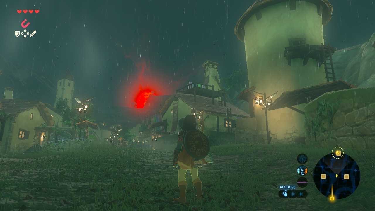 2周目botw 8日目 カカリコ村 ハテノ砦 ハテノ村 はじめてのブラッディムーン ちょっとしたゲーム日記 楽天ブログ