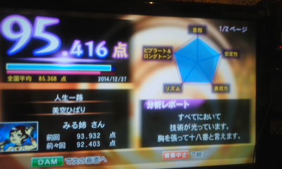 カラオケ　最高記録　人生一路　95.416点.jpg