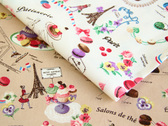 【YUWA】オックス生地・Cake shop in Paris