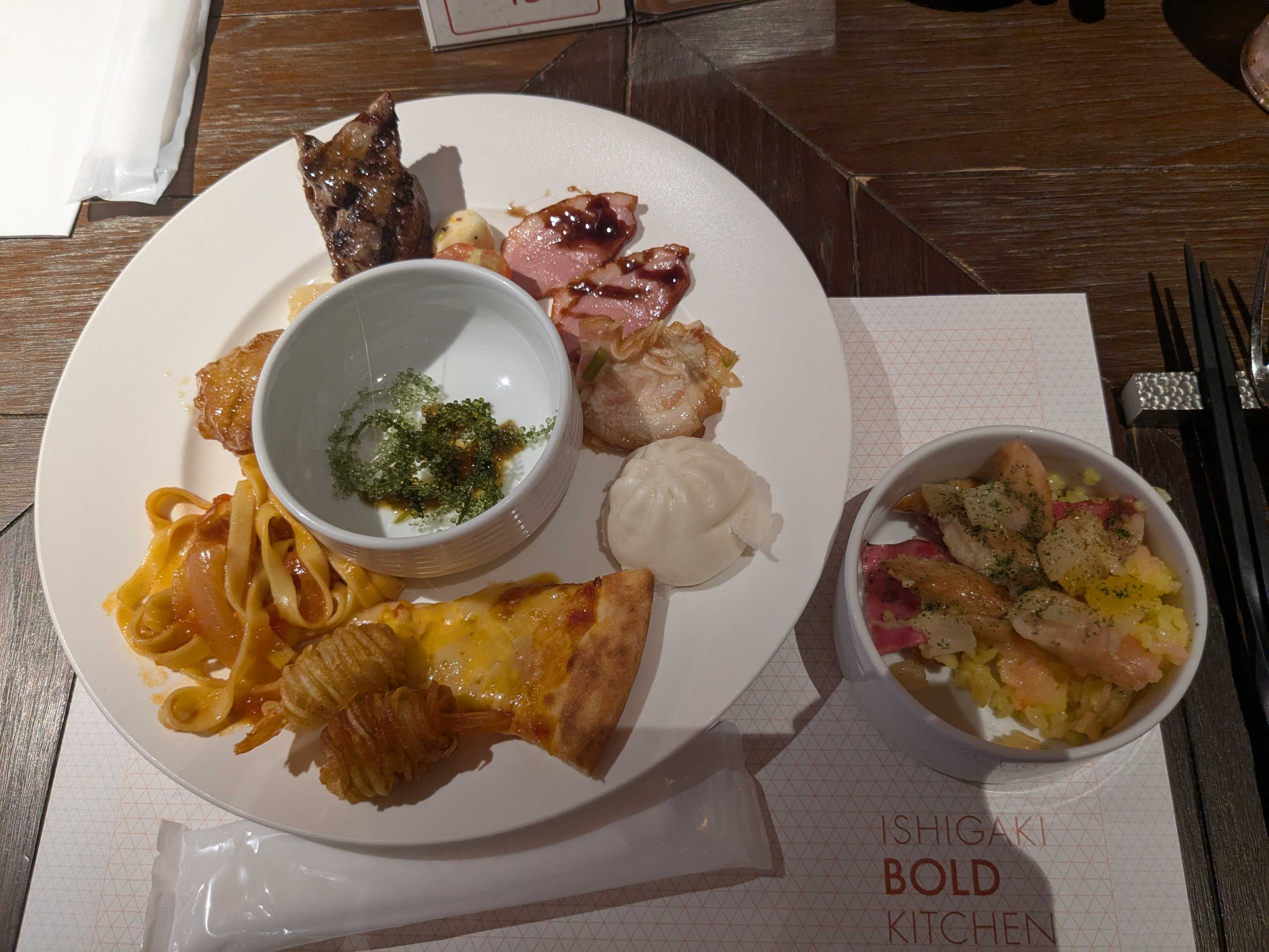 フサキビーチリゾートISHIGAKI BOLD KITCHEN ディナービュッフェ