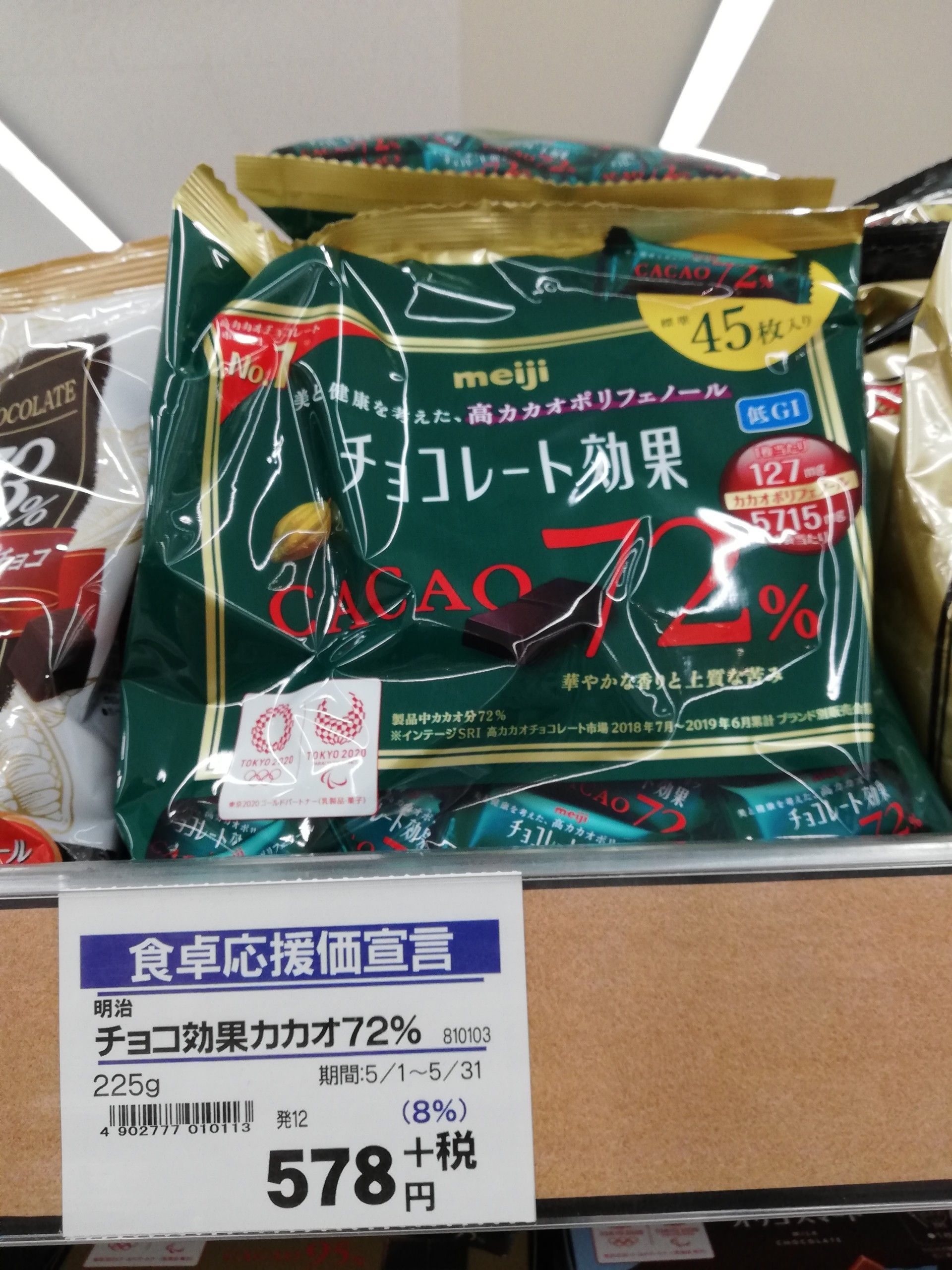 低gi値の高カカオチョコレートの戦い 健康と低糖質を気にするおやじバドミントンブログ 31歳 楽天ブログ