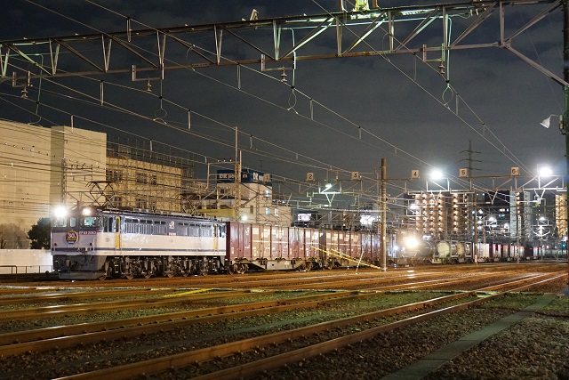 JR30周年 EF65 2063牽引 鹿嶋貨物 & EF81 80牽引 カシオペア回送6