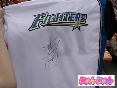 稲葉選手サイン